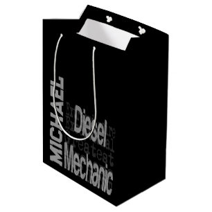 Diesel Mechanic Extraordinaire CUSTOM Medium Gift Bag