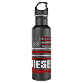 Diesel Mechanic Gifts Design On Back  710 Ml Water Bottle