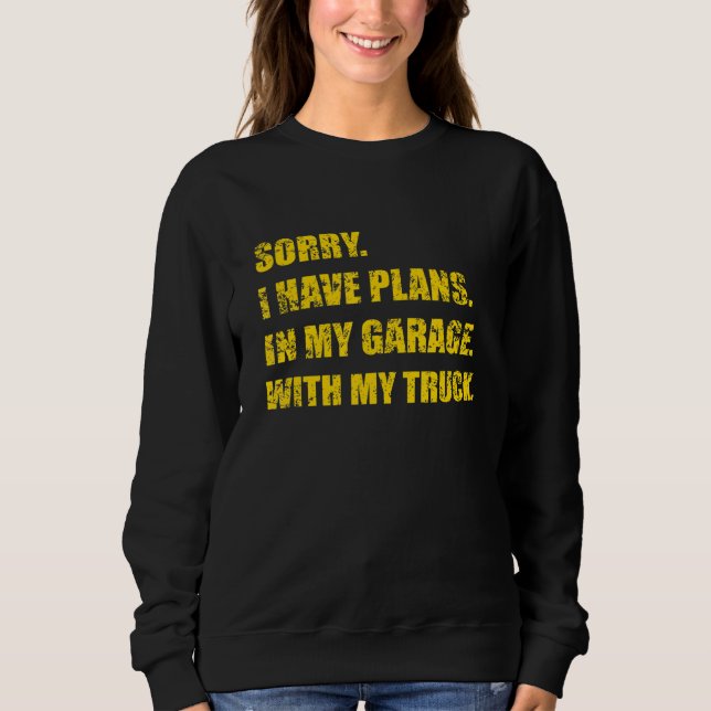Diesel Mechanic Saying For Car Sweatshirt (Front)