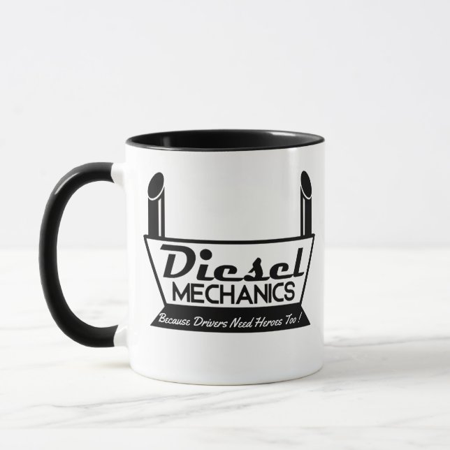 Diesel Mechanic's Garage Mug (Left)