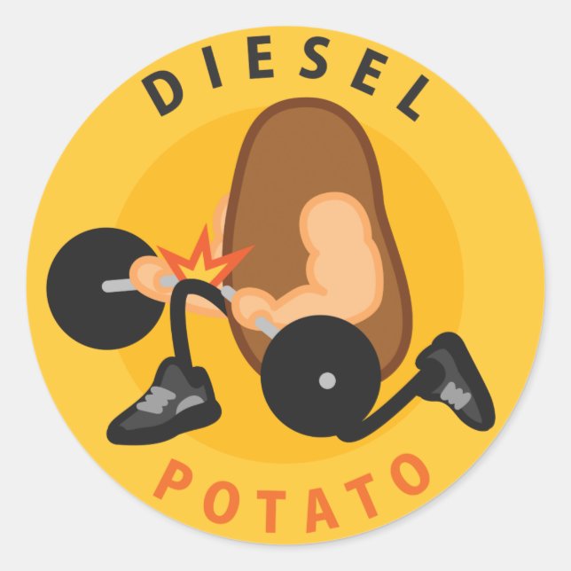 Diesel Potato Sticker (Front)