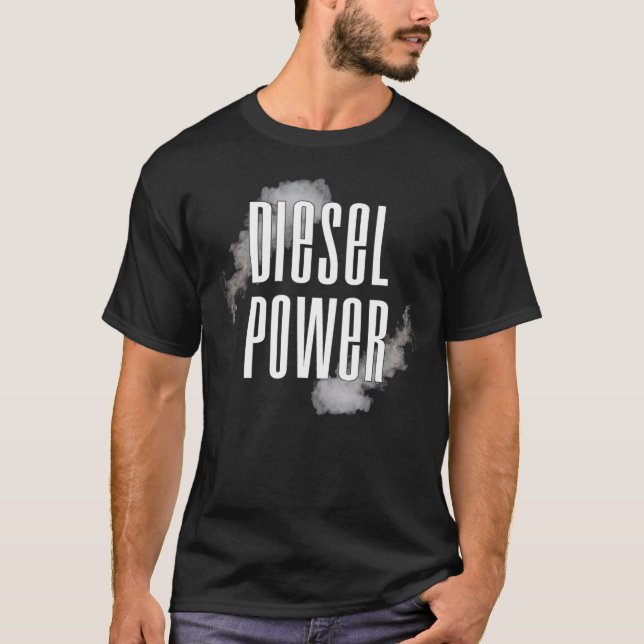 Diesel Power Smoke Roll Coal Roll Coal Trucker 4X4 T-Shirt (Front)