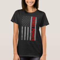 Diesel Power Usa Flag Truck Turbo Brothers Mechani