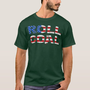 Diesel Roll Coal USA Flag Turbo Diesels Power T-Shirt