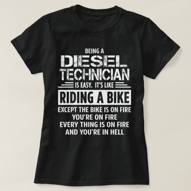 Diesel Technician T-Shirt (Design Front)