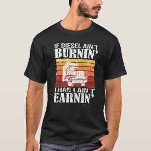 Diesel Trucker Big Rig Semi Trailer Truck Driver T-Shirt