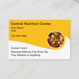 Diet And Nutrition Centre Business Cards