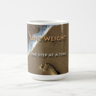 Diet and Weight Loss One Step At A Time Coffee Mug