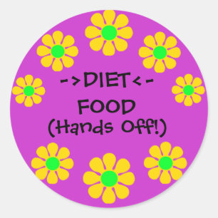 Diet Food Stickers