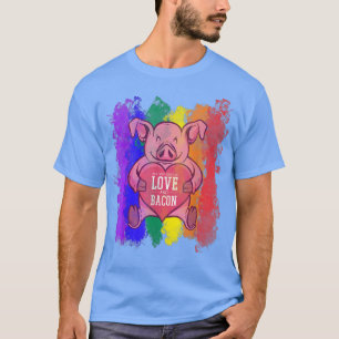 Diet Man Power Grill Bbq Pig Bacon Pork Goa Nutrit T-Shirt