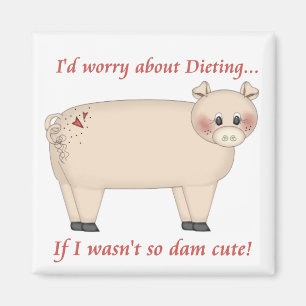 Diet Pig Magnet