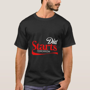 Diet Starts Tomorrow Shirt Keto Paleo Vegan Funny