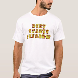 Diet Starts Tomorrow T-Shirt