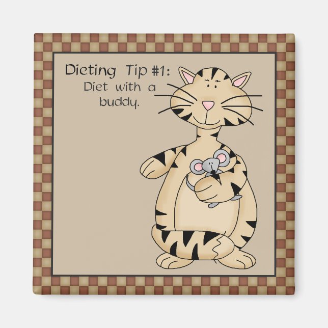 Diet with a Buddy - Fridge Magnet (Front)