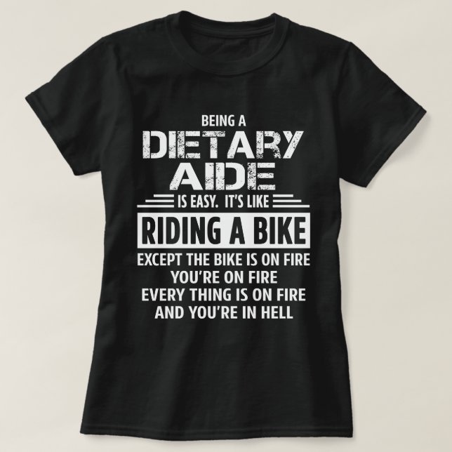Dietary Aide T-Shirt (Design Front)