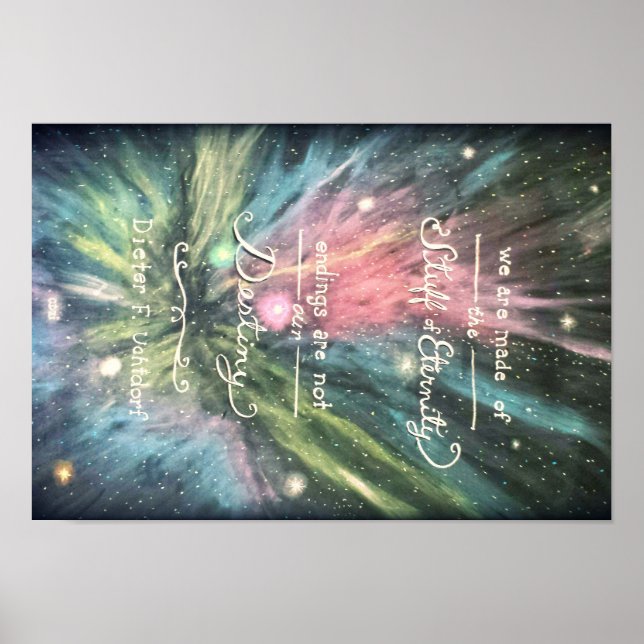 Dieter F. Uchtdorf - Endings Are Not Our Destiny Poster (Front)