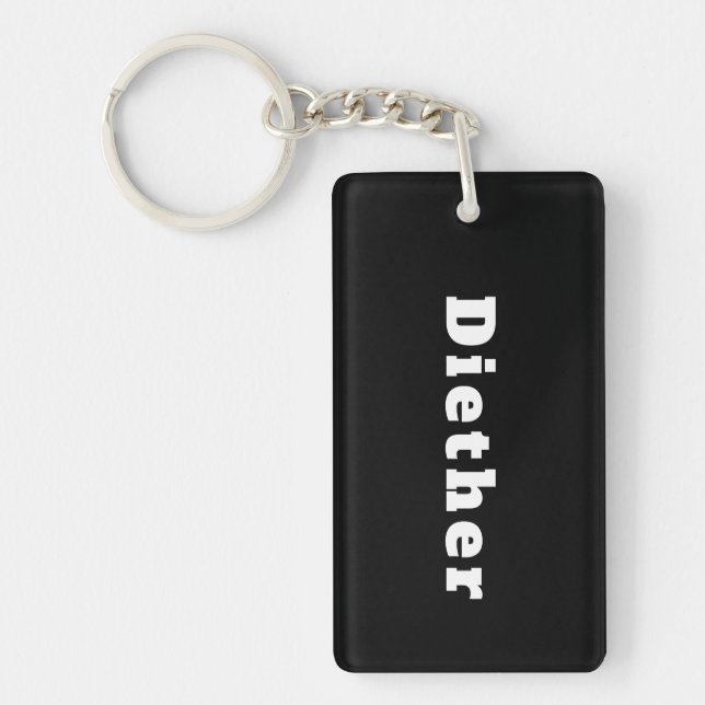 Diether Key Ring (Front)