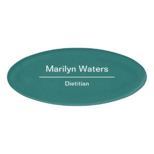 Dietician And Nutritionist Name Tag