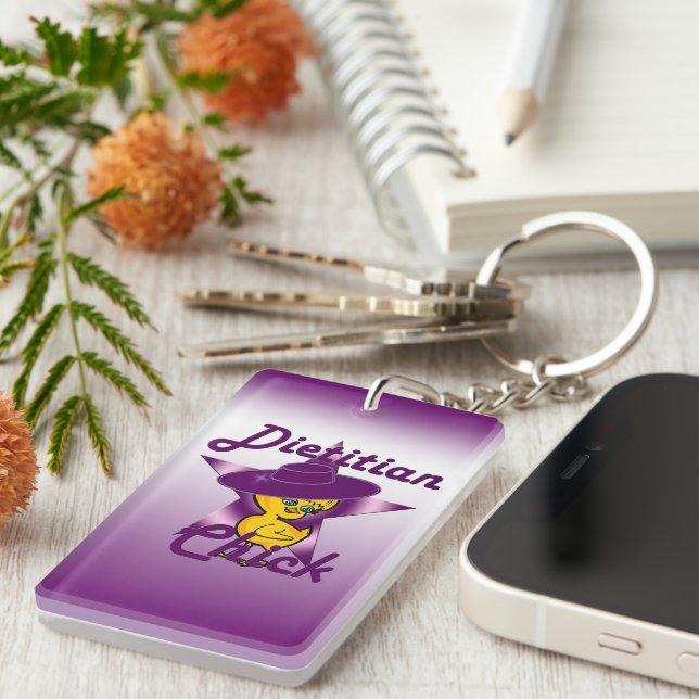 Dietician Chick #9 Key Ring (Front Right)