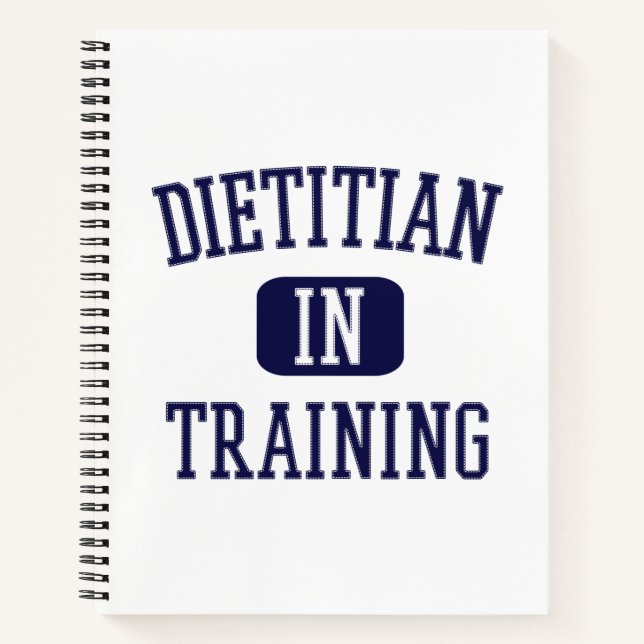 Dietician In Training | Future Dietician Gift Notebook (Front)