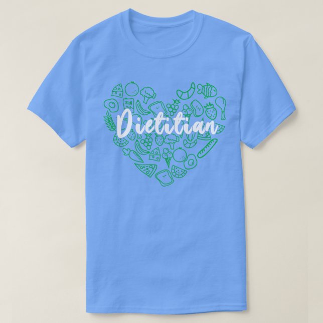 Dietician love T-Shirt (Design Front)