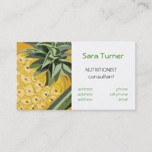 Dieticians and Nutritionists  Business Card