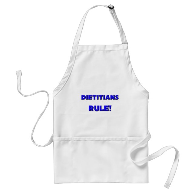Dieticians Rule! Standard Apron (Front)