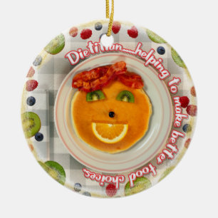 DIETITIAN MOTTO CHRISTMAS ORNAMENT - BETTER FOOD
