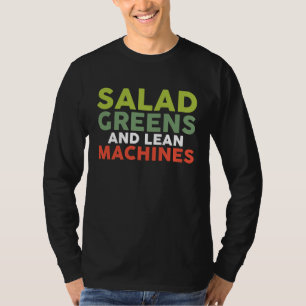 Dietitian Nutritionist Salad Greens and Lean Machi T-Shirt