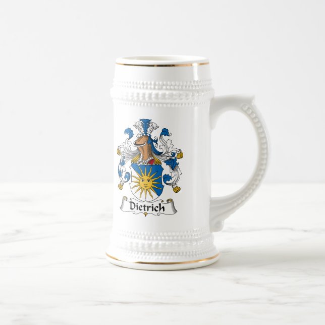Dietrich Family Crest Beer Stein (Right)