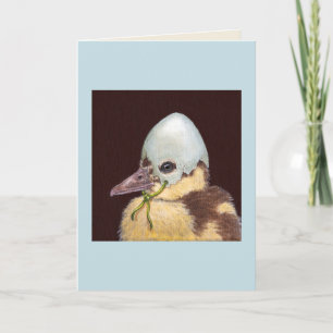 Dietrich the baby duck card
