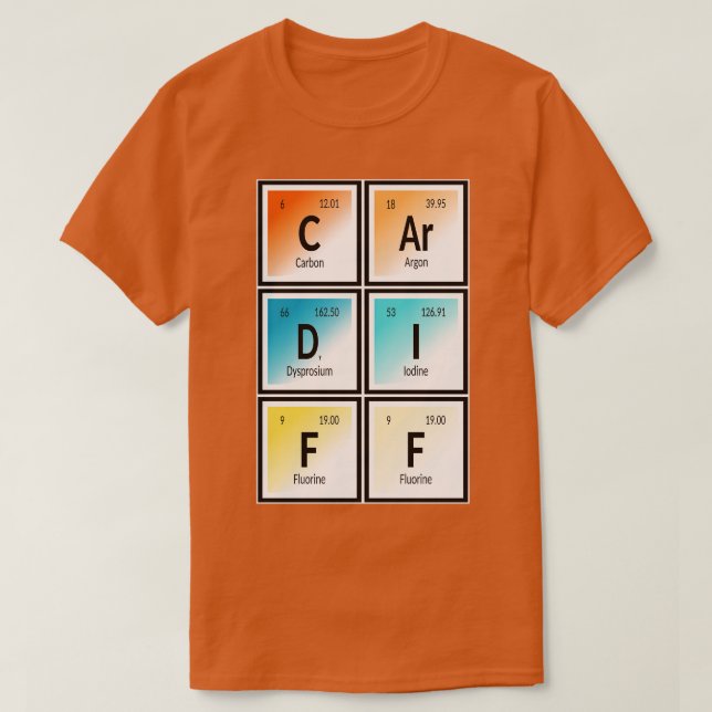 diff Table of Elements 1 T-Shirt (Design Front)