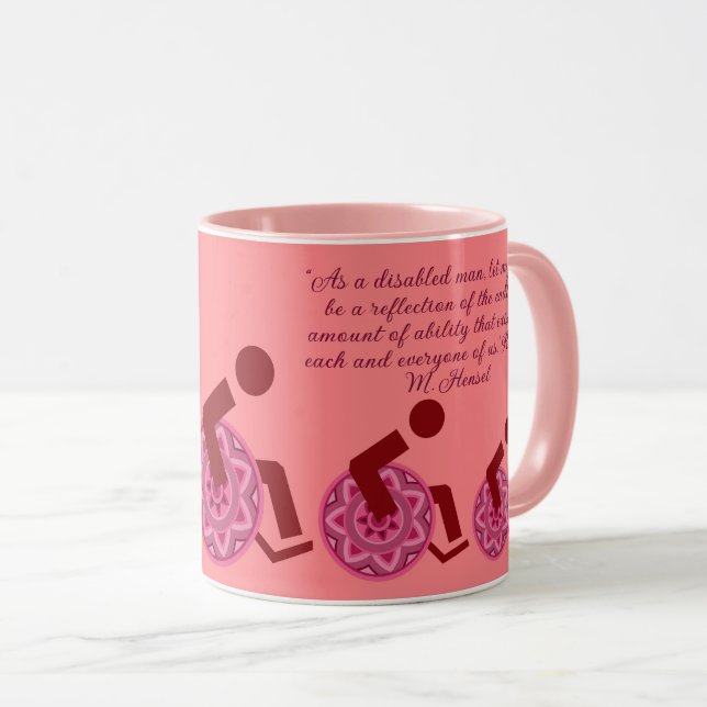 DIFFENTLY ABLE AND CREATIVITY MUG (Front Right)
