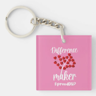 Difference Maker Direct Support Professional gifts Key Ring