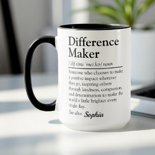 Difference Maker Personalized Appreciation Gift Mug