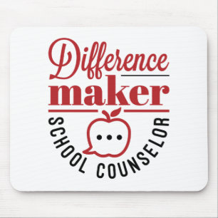 Difference Maker School Counselor Mouse Pad