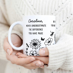 "Difference You've Made" Personalised Name Custom Coffee Mug