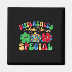Differences Make You Special Autism Awareness Day Magnet