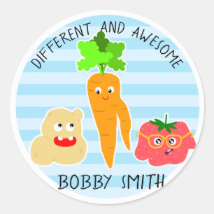 Different and Awesome stickers