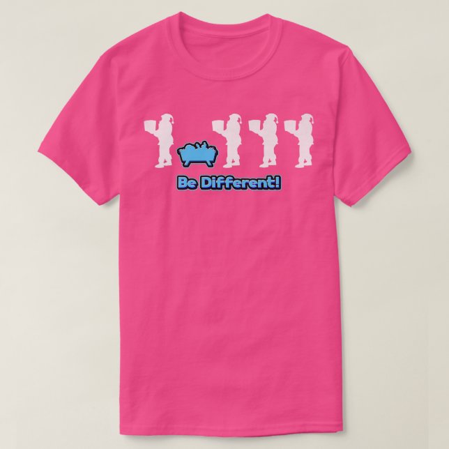 different be Christkind is different funny Santa C T-Shirt (Design Front)