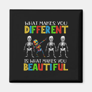 Different Beautiful Autism Awareness Puzzle Piece  Magnet