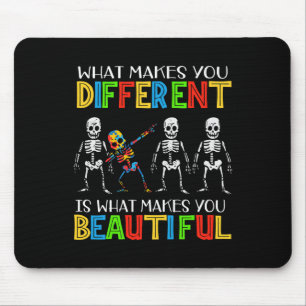 Different Beautiful Autism Awareness Puzzle Piece  Mouse Pad