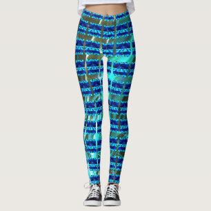 Different blue, different striped or shapes leggings