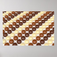 Different chocolate coated marshmallows