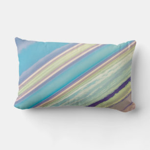 Different colors stripes lumber trow pillow 