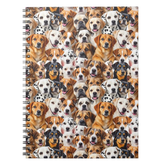 Different dog breeds notebook (Front)