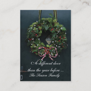 Different door new address enclosure card