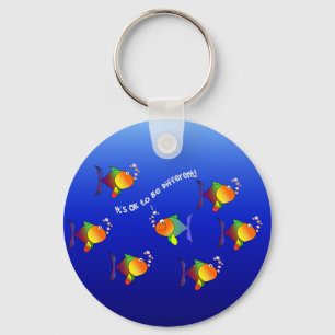 Different Fish keychain