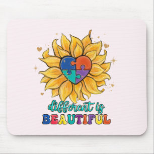 Different is Beautiful Autism Mouse Pad