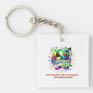 Different Isn't Broken, It's Brilliant – Neurodive Key Ring